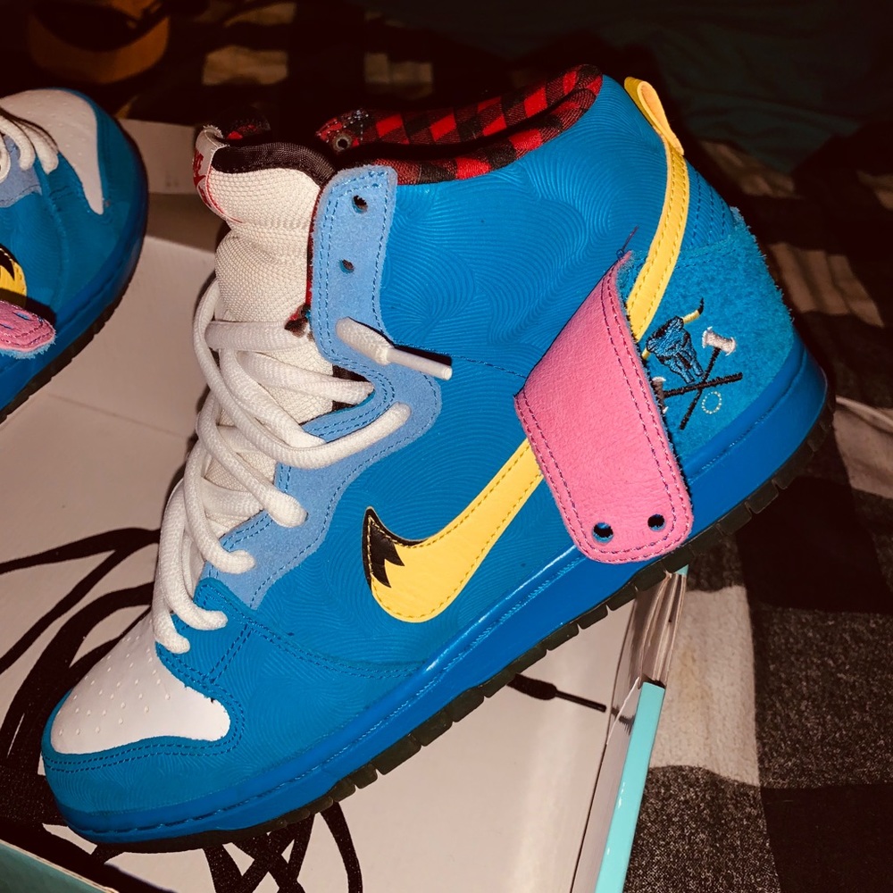 Familia blue ox Nike dunks